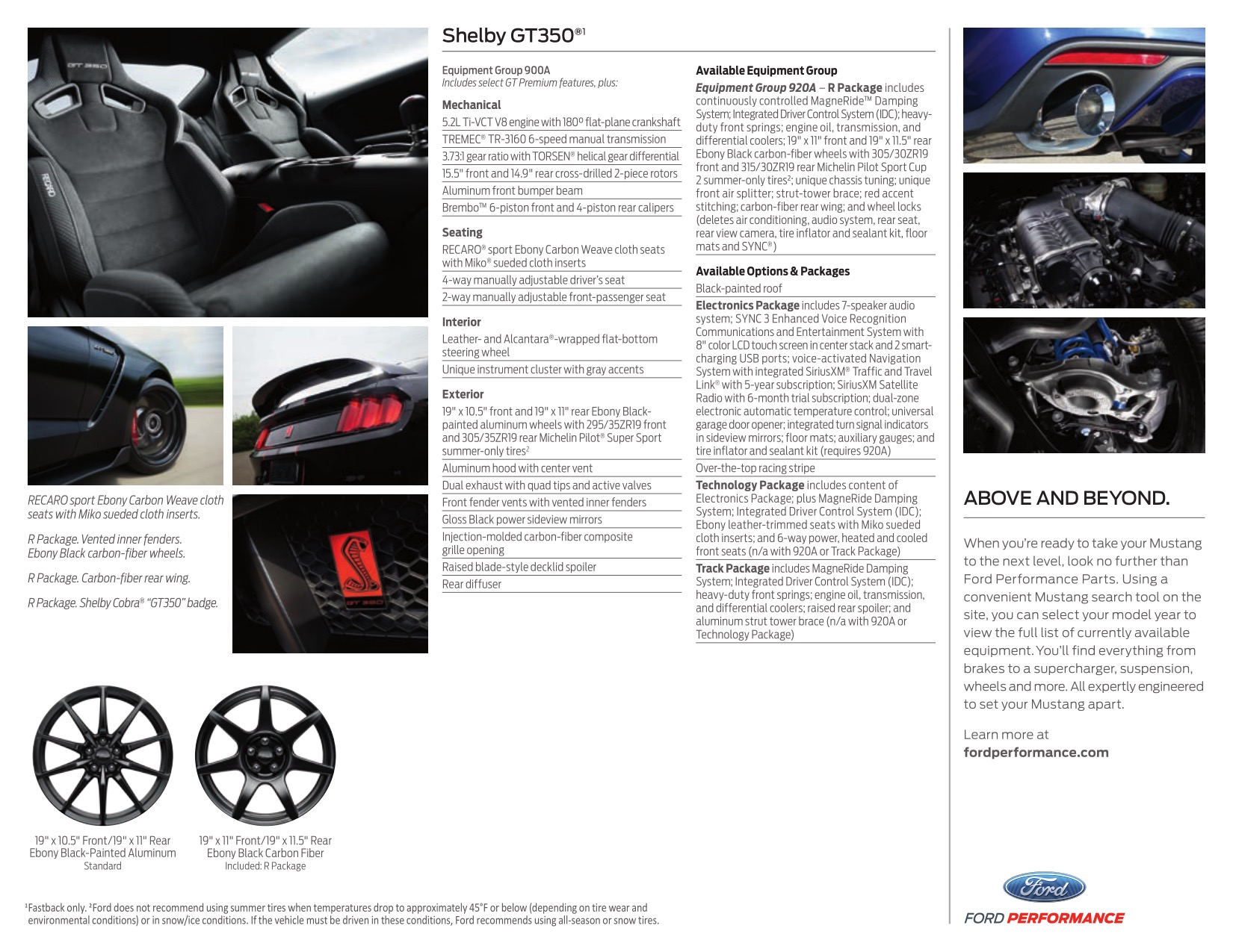 2016 Ford Mustang Brochure Page 13